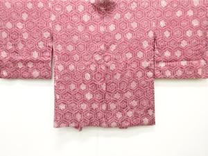 アンティーク　本総絞り　変わり亀甲に花模様　羽織